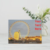 Carte London Eye personnalisable (Debout devant)