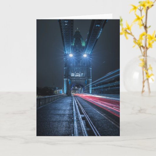 Carte London Tower Bridge (Fleur jaune)