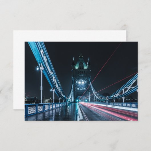 Carte London Tower Bridge (Devant / Derrière)