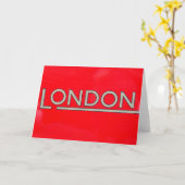 Carte Londres (Fleur jaune)
