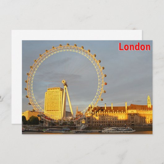 Carte Londres (Devant / Derrière)