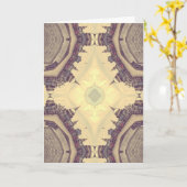 Carte Londres abstraite (Fleur jaune)