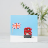 Carte Londres Angleterre Double Decker Red Bus (Debout devant)