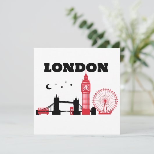 CARTE LONDRES DESIGN, (Debout devant)