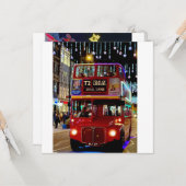 Carte Londres iconique - Noël  (Devant/Arrière en situation)