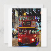 Carte Londres iconique - Noël  (Devant)
