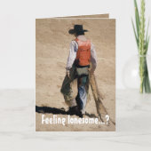 Carte Lone Cowboy (Devant)