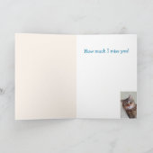 Carte Lonely Cat Custom Miss You (Intérieur)