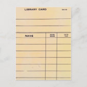 Carte Lonely Library (Devant)