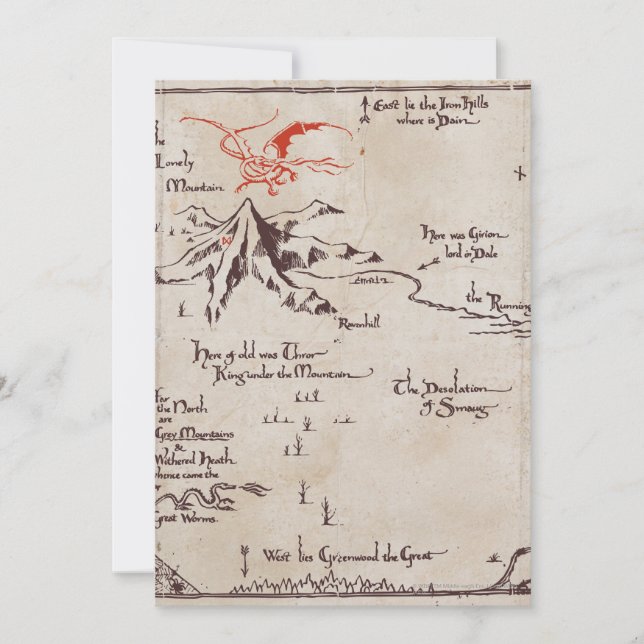 Carte Lonely Mountain (Devant)