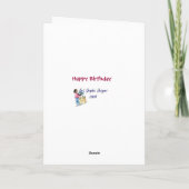 Carte Long-Anniversaire vivant (Dos)