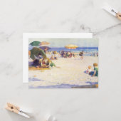 Carte Long Beach (État de New York) (Devant/Arrière en situation)