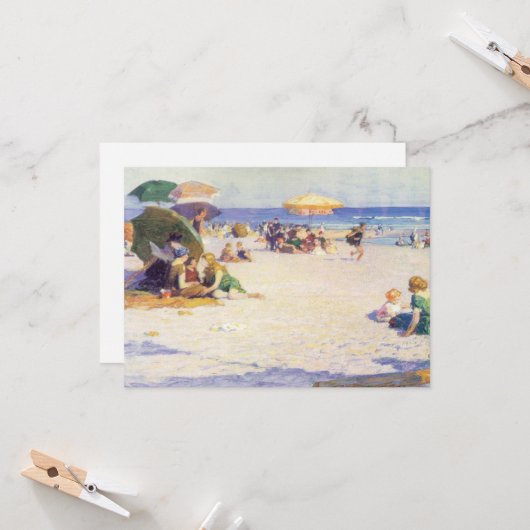 Carte Long Beach (État de New York) (Devant/Arrière en situation)