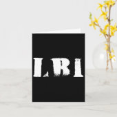 Carte Long Beach Island (Fleur jaune)