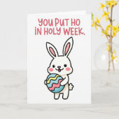 Carte Long Ear Friend Funny Card (Fleur jaune)