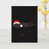 Carte Long Island Christmas - Long Island Map With Santa (Fleur jaune)