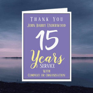 Carte Long Service Award Recognition