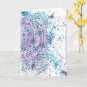 Carte Longer pour le printemps (Fleur jaune)