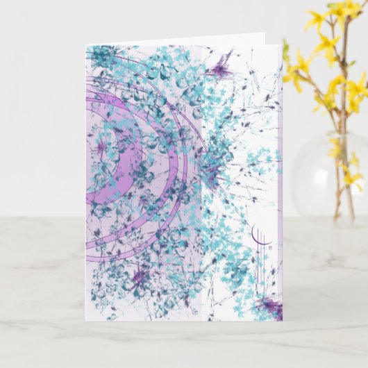 Carte Longer pour le printemps (Fleur jaune)