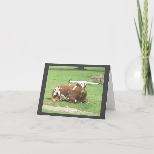Carte Longhorn Note (Devant)