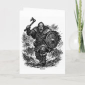 Carte Longship Viking dans la Tempête — Ink Saga Art (Dos)