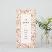 Carte Longtemps pour rester sobre Sobre Sobriety Anniver (Debout devant)