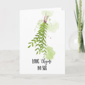 Carte longue durée no see long distance miss you family (Devant)