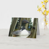 Carte Loon sauvage (Fleur jaune)