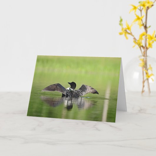 Carte Loon Stretch (Fleur jaune)