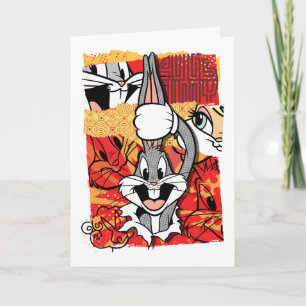Carte LOONEY TUNES™ BUGS BUNNY™ Graphique contextuel