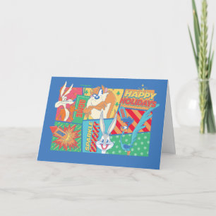 Carte LOONEY TUNES™   Motif Joyeuses Fêtes