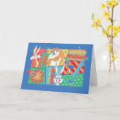 Carte LOONEY TUNES™ | Motif Joyeux Noël (Fleur jaune)