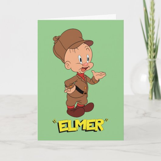 Carte LOONEY TUNES™ Rires rétro | ELMER FUDD™ (Devant)