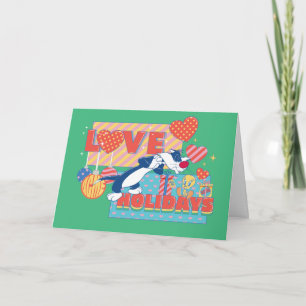 Carte LOONEY TUNES™ SYLVESTER™ & TWEETY™Amour des Fête