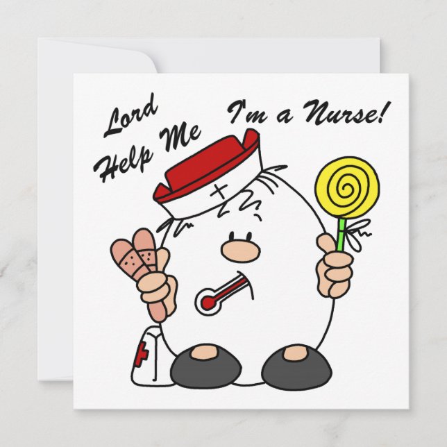 Carte Lord Aidez-moi Je suis infirmière (Devant)