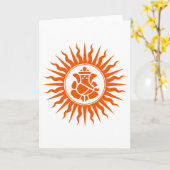 Carte Lord Ganesha Sign (Fleur jaune)