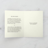 Carte Lords Prière "Poster Pater" Notre Père Jésus (Intérieur)