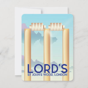 Carte Lord's St John's Wood, Londres
