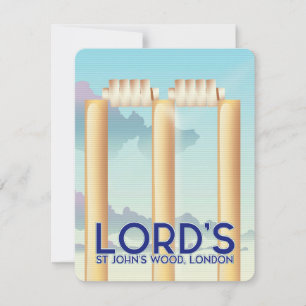 Carte Lord's St John's Wood, Londres