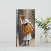 Carte L'oreille indiscrète (d'Eugène de Blaas) (Debout devant)