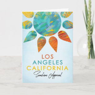 Carte Los Angeles California Sunshine Travel