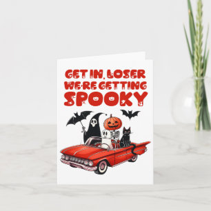 Carte Loser on devient Éffrayant drôle Halloween