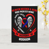 Carte Loss In Memory Of Godson Chd Awareness Month Graph (Fleur jaune)