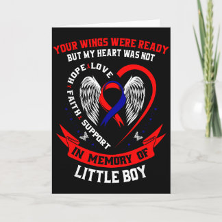 Carte Loss Of Little Boy Chd Awareness Month Heart Disea