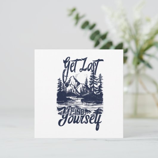 Carte Lost, Find Yself - Nature Adventure (Debout devant)
