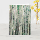 Carte Lost in dans les Aspens - Blank Inside Greeting Ca (Fleur jaune)