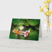 Carte Lotus à libellules #4488 (Fleur jaune)