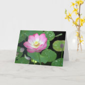 Carte Lotus Beauty (Fleur jaune)