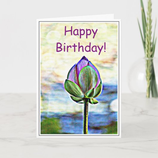 Carte Lotus Bloom (Devant)