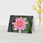 Carte Lotus Blossom #1 (Fleur jaune)